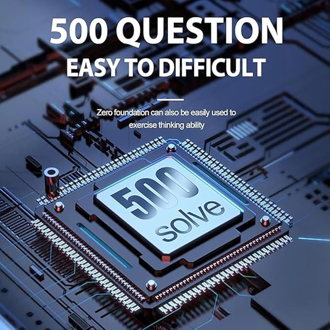 Super Slide Puzzle Game – Rechargeable Brain Teaser Unlock 500+ Levels of Electrifying Sliding Puzzles，A Dazzling Electronic Brain Challenge with Addictive Puzzle Fun for All Ages.