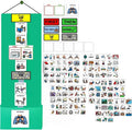Visual Schedule for Kids – 133 Durable Plastic Picture Cards with Soft Loop Coins | Daily Routine & Chore Reward Chart for Home, School, Autism, ADHD & Special Needs Behavior Support