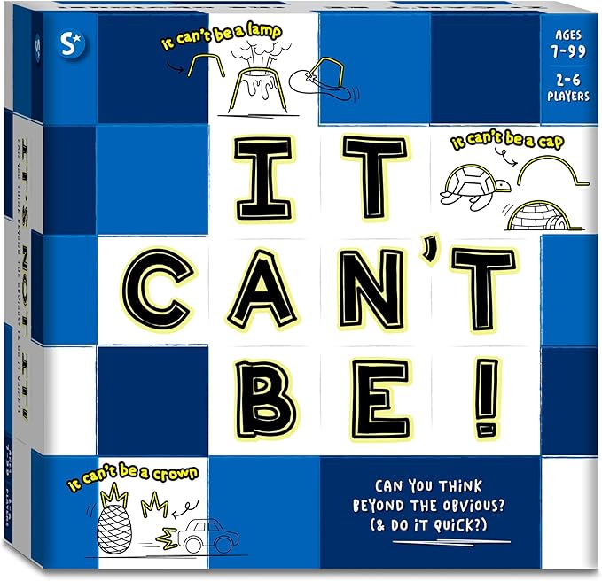 Skillmatics Card & Board Game - It Can't Be, Race to Doodle, Hilarious Drawing Game, Fast-paced Christmas Fun for Families, Parties & Game Nights, Gifts for Kids, Teens, Adults Ages 7, 8, 9, 10 & Up