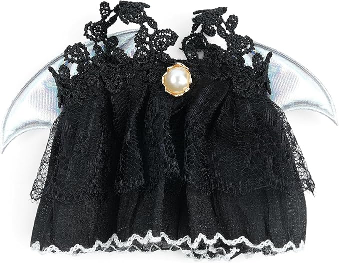 17cm Doll Clothes Set-Adorable Outfits for Dolls-Stylish Accessaries Clothes Dress-Up-Replaceable Clothing Collections, Includes Hat, Top, Skirt(Black-Style E)