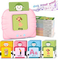 Toddler Girls Toys Talking Flash Cards-296 Sight Words, Educational Toys for 1 2 3 4 Year Old, Speech Therapy&Autism Learning Materials, Toddler Girlt Birthday Gift with Durable Cards