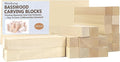 24PCS Basswood Carving Blocks，Whittling Wood Carving Kit,Soft Basswood for Carving(6"x1"x1")