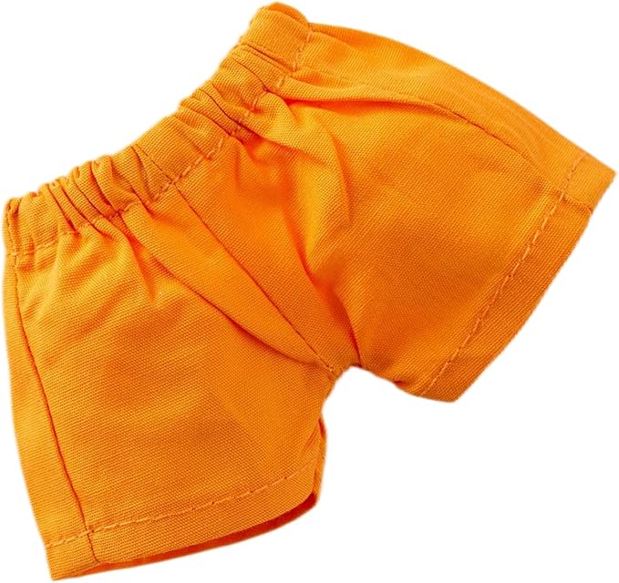 Clothes for Labubu(NO Doll), Shirt Set for Clothes 17cm Doll Accessories Suit, with Casual Design, Soft Knitted Premium Fabric for Dress Up, Play & Collector Display, Sunset Orange
