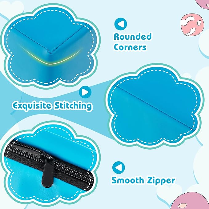 Costzon Toddler Climbing, 6 Pieces Climb and Crawl Playset with PU Cover for Baby Crawling, Climbing & Walking, Indoor Foam Climbing Blocks for Toddlers (Blue)