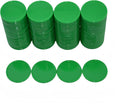 Smartdealspro Set of 100 25MM/1 Inch Opaque Plastic Learning Counting Counters Poker Chips (Green)