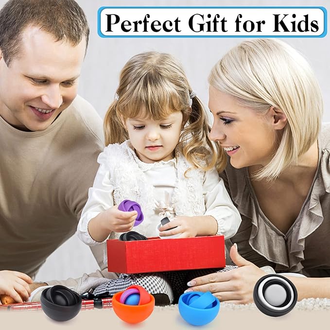 Fidget Toys Adults 2PC, Sensory Toys for Kids with Autism, Cool Gadgets for Man, Gifts for Boys Girls Teens, Quiet Office Desk Toy ADHD