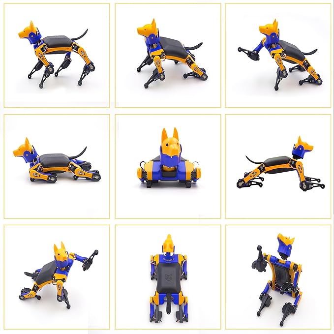 Petoi Bittle Robot Dog STEM Kit(Pre-Assembled) | Smart Coding Kit, App Control IoT Pet Robotic Dog | Programmable Open Source DIY STEM Kit & Robotics Education for Engineers, Geeks, & Teens