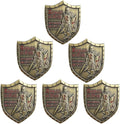 Put On The Whole Armor of God Challenge Coin Eph 6:13-17 3D Religious Collectible Coin (Pack of 6)