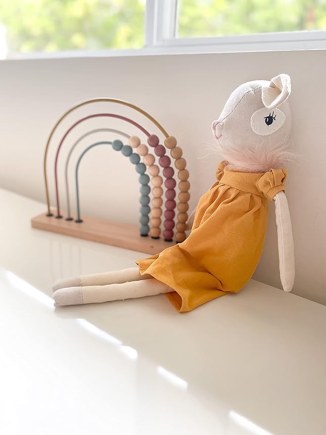 MON AMI Bambi Deer Stuffed Animal Doll - 17", Deer Plush Toy for Kids of All Ages, Use as Toy or Room Décor