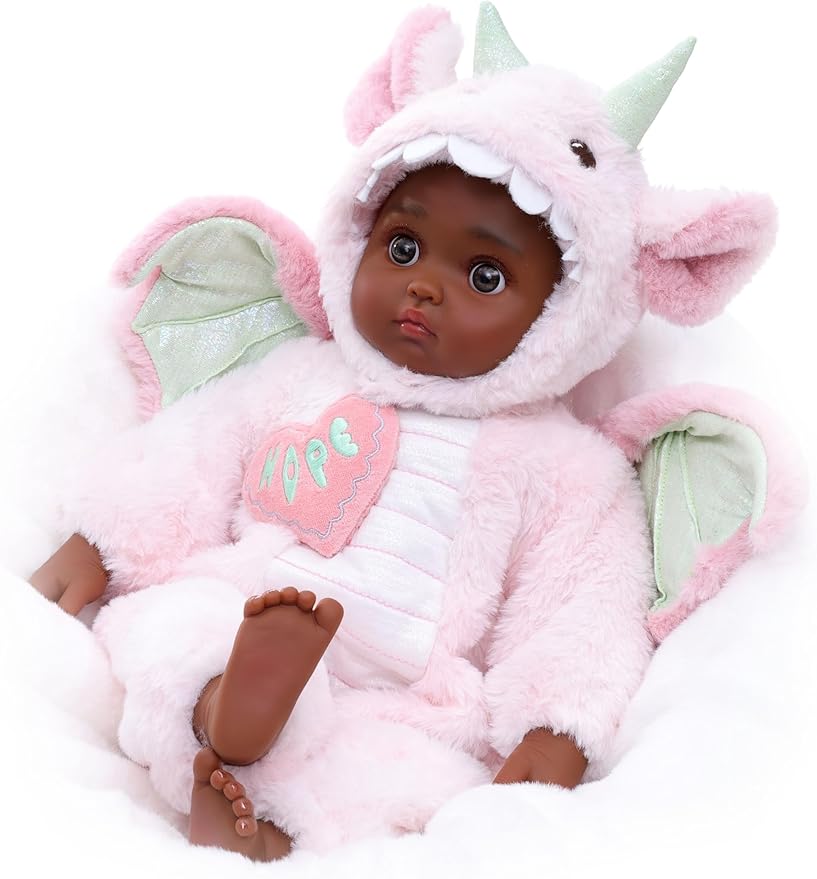 Baby Dolls, 18inch Large Realistic Cute Soft Body Real Life Baby Doll with Accessories for 3+ Year Old Girls Gifts, Pretend Play, Collection, Hope Slogan Design