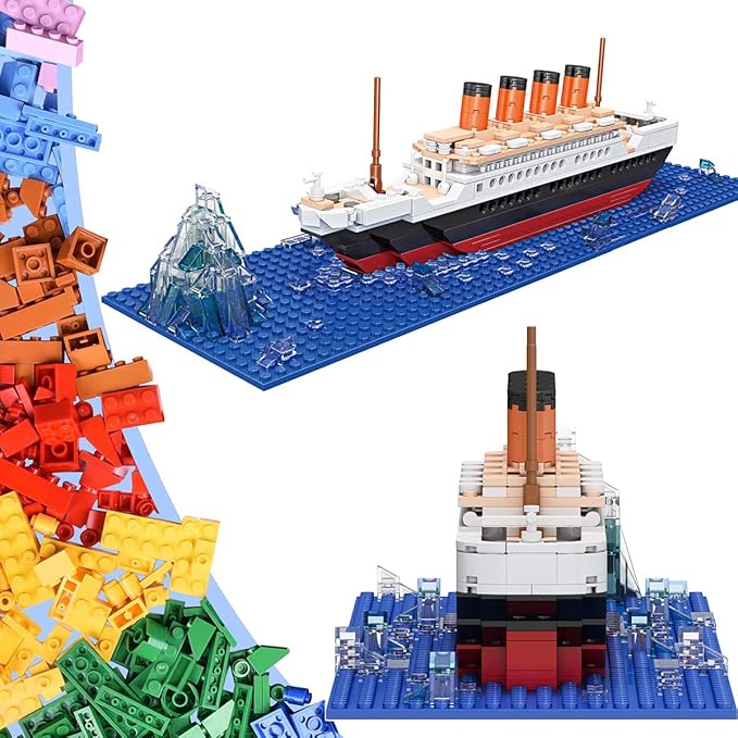 OneNext RMS Titanic Model Large Building Block Set 548pcs 100% Compatible DIY Educational Toys 3D Puzzle Gift for Adults and Kids