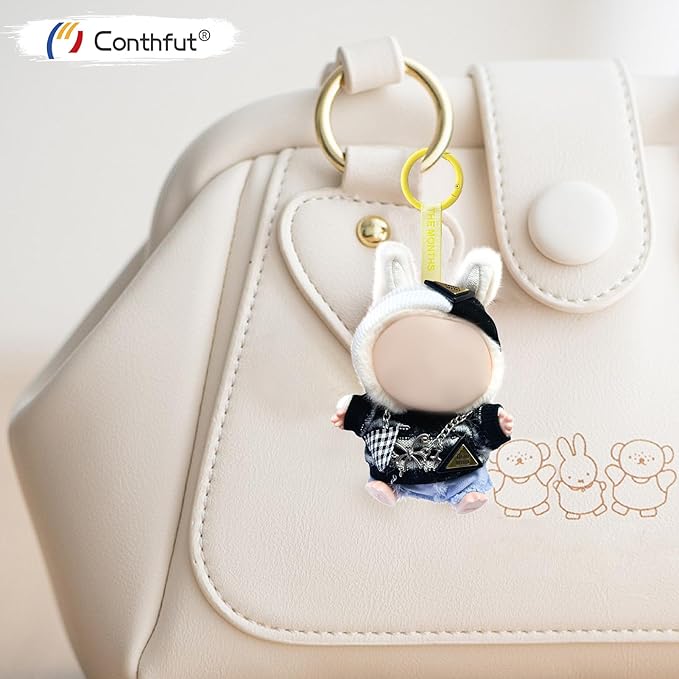 Doll Clothes,17cm/15cm Dolls Outfit Set,Accessories for Doll,Stylish Clothes Set Dress Up (No Doll)(Black)