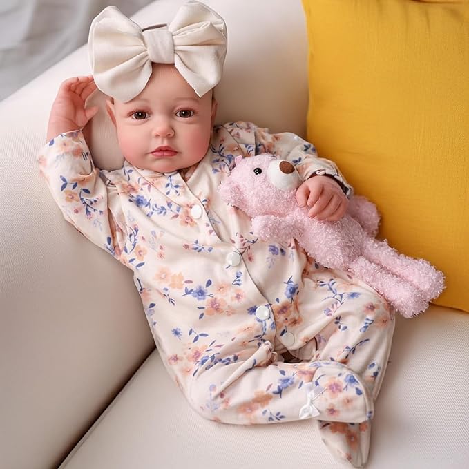 BABESIDE Reborn Baby Dolls - 20-inch Cute Soft Vinyl Realistic Baby Doll Real Life Baby Dolls with Complete Accessories Perfect for Cuddling, Playtime, and Gift Giving
