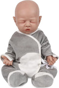 Vollence 18 inch Sleeping Silicone Baby Doll That Look Real,Reborn Baby Doll,Real Lifelike Baby Dolls - Boy