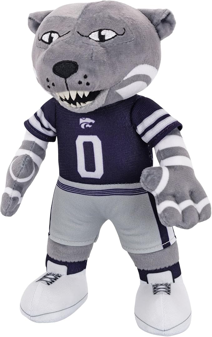 Bleacher Creatures Kansas State Willie The Wildcat 10" Mascot Plush Figure - A Mascot for Play or Display