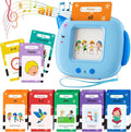 Talking Flash Cards for Toddlers Learning: Alphabet Learning Toys - Matching Spelling Games with 224 Sight Words - Montessori Toys for 3 4 5 6 Years Old Kids (Blue-336 Sight Words)