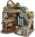 Flever DIY Miniature House Kit, Tiny Home Kit with LED Light, Mini House Build Craft Kits for Adults and Teens, Home Decor Creative Gift for Family/Friends (William' s Magic House)