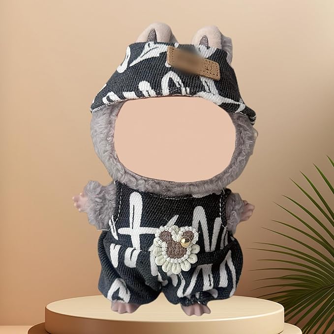 4 Pack—17cm Doll Clothes,Premium Doll Outfit with Accessories,Doll Princess Skirt,Cute Clothes Outfit for 17cm Dolls,End Dolls Fashion Clothing Set(No Dolls and Shoes) (Set 5)