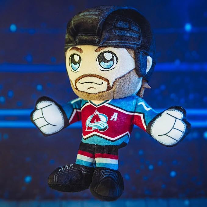 Bleacher Creatures Colorado Avalanche Peter Forsberg 8" NHL Kuricha Sitting Plush - Soft Chibi Inspired NHL Superstar
