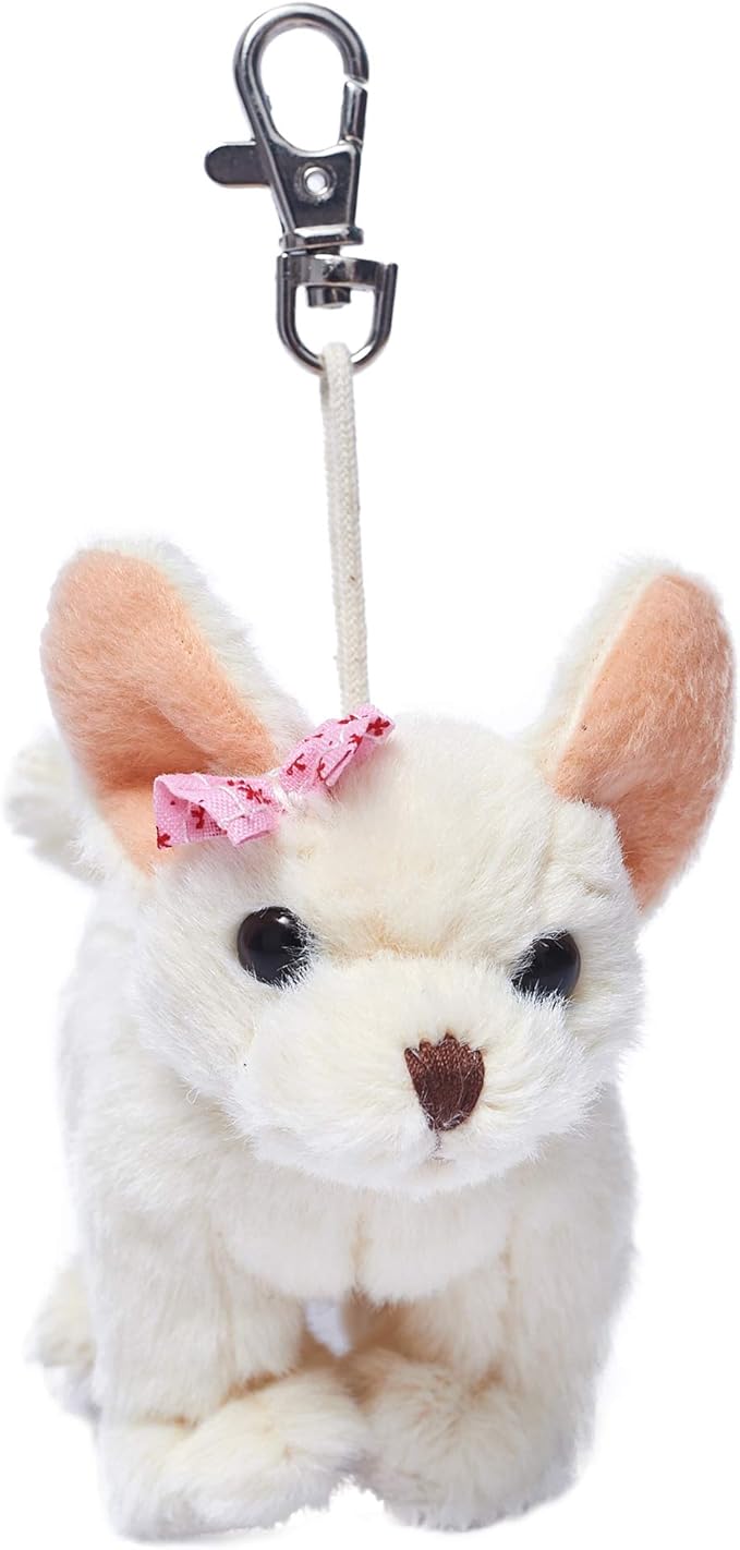 DILLY DUDU Puppy Dog Stuffed Animal Chihuahua Plush keychain Toy 4-Inch