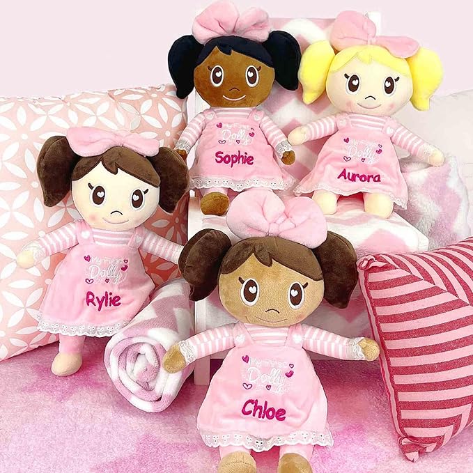 DIBSIES Personalized My First Dolly (Black Hair)