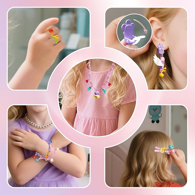 Xgmadiles Party Favors for Kids 3-12Y - 30Pack Mini Building Blocks Set for Goodie Bags Stocking Stuffers Classroom Prizes Birthday Gifts, Creative DIY Jewelry Making Kits for Girls