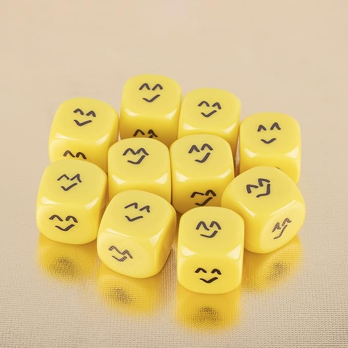 22MM Rounded Blank Six Sided Dice Lianshi Teaching Created Sesources Game Teaching Plastic Cubes Four Colors Choosable