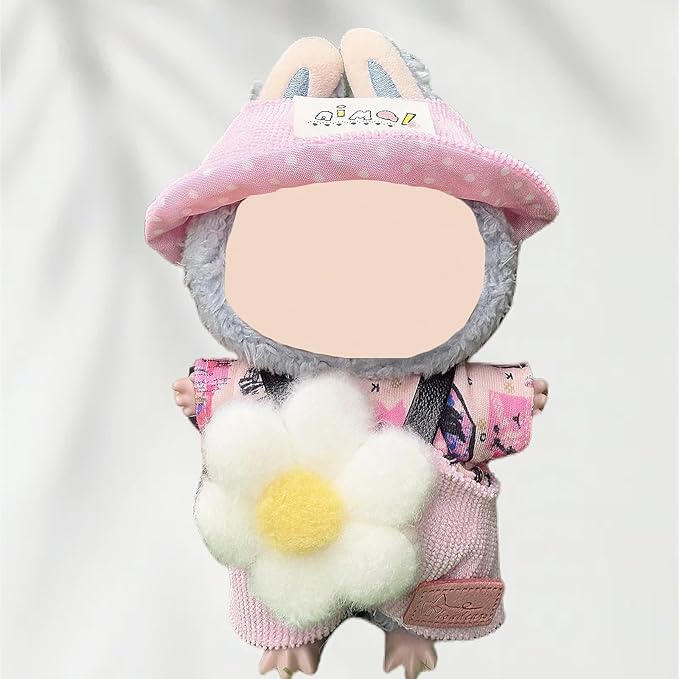 4 Pack—17cm Doll Clothes,Premium Doll Outfit with Accessories,Doll Princess Skirt,Cute Clothes Outfit for 17cm Dolls,End Dolls Fashion Clothing Set(No Dolls and Shoes) (Set 9)