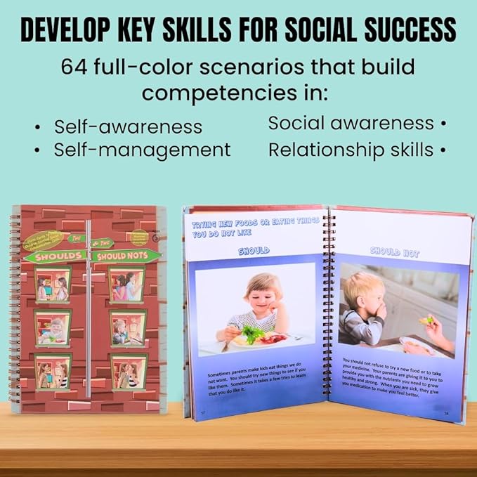 Social Skills Boost Social and Communication Skills Autism ADHD Encourage Positive Decision Making Social Emotional Learning Activities The Shoulds and Should Nots