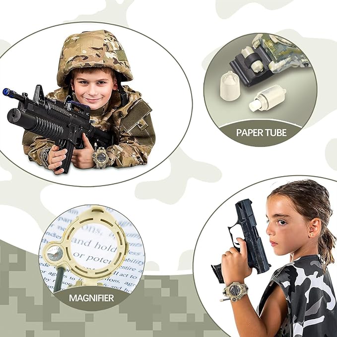 Rechargeable Walkie Talkie for Kids Two-Way Radio Walky Talky with Flashlight Children Outdoor Game Interphone Toy Game and Gifts for Boy and Girl Age 4 to 12