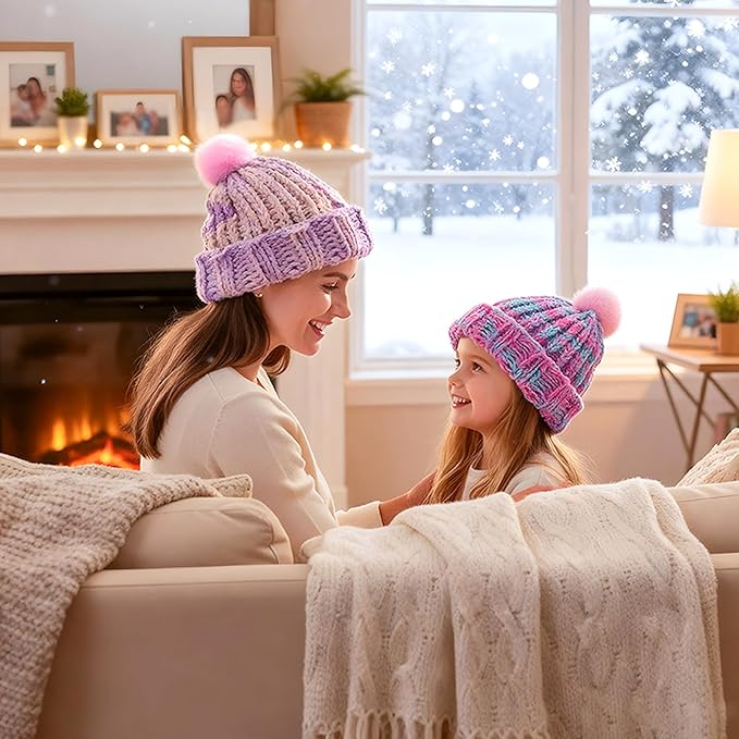 AHCo. Knitting Loom Kit for Girls Ages 6 7 8 10 11 12 – DIY Yarn Craft Set with Looms, Hooks, Storage Bag and Tools, Create Hats, Scarves, Coasters – Fun Gift for Beginners and Kids (Rose)
