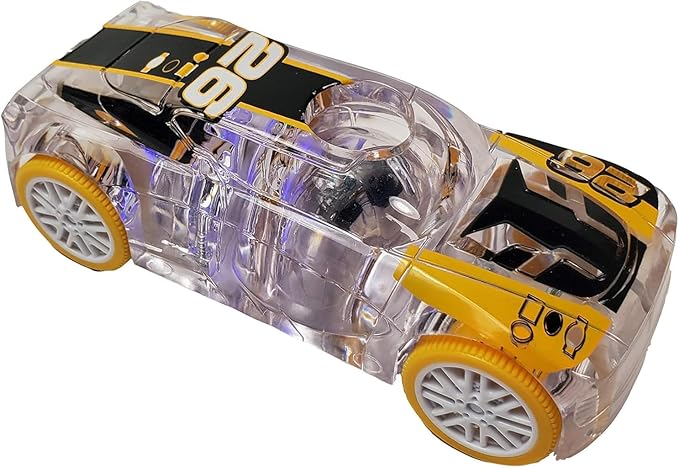 No. 26, LED Light Up Pull Back Race Car, Toy Vehicle for Kids 3 and Up