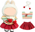 Doll Clothes 17cm/15cm Outfit Set Party Clothes High-End Fashion Outfits Suitable Accessories Christmas Cloak Halloween Premium Clothing 5.91-6.7 inch (No Doll) (LBB-256)