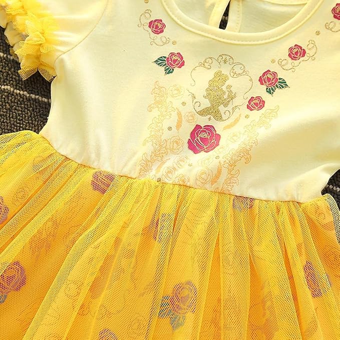 Dressy Daisy Princess Dress Up Clothes Halloween Fancy Party Tulle Skirt Summer Outfit for Baby & Toddler Girls