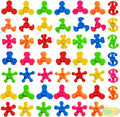 100 Pack Mini Fidget Spinner Toys,Stress Relief Sensory Toys,Birthday Party Favors Gifts for Kids Teens Adults,Christmas Stocking Goodie Bag Stuffers,Treasure Box Toys for Classroom Prizes Supplies