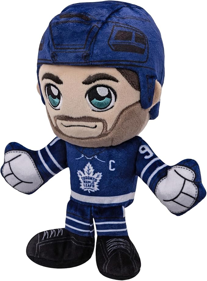 Bleacher Creatures Toronto Maple Leafs Jonathan Tavares 8" NHL Kuricha Sitting Plush - Soft Chibi Inspired NHL Superstar