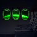 Glow in The Dark 3D Space Wall Decals, Set of 3 Galaxy Window Stickers for Wall, Space Themed Room Decor for Kids Boys (Green)