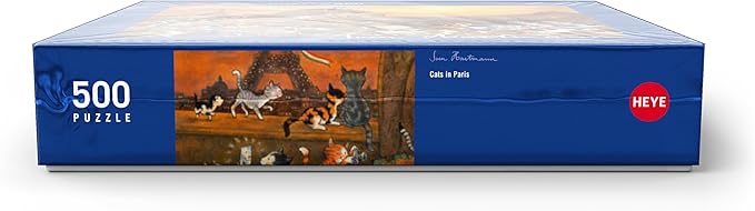 MyPuzzle Cats in Paris - Sven Hartmann - Premium 500 Piece Jigsaw Puzzle for Adults