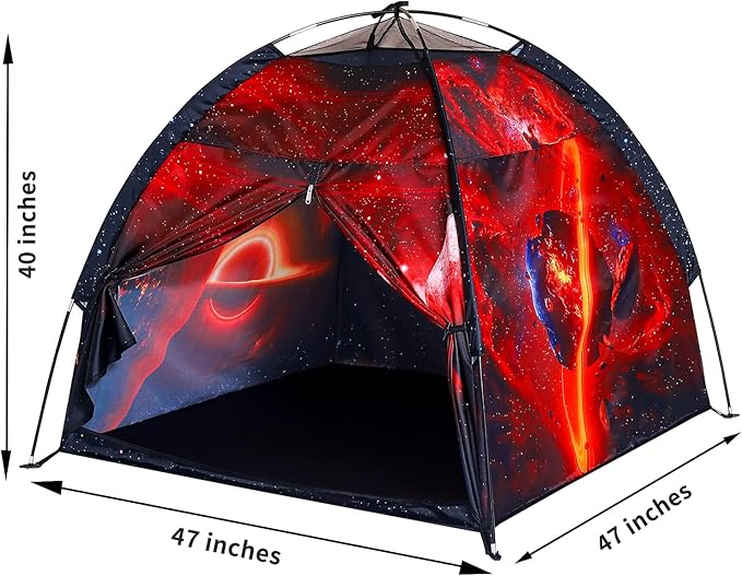 Kids Play Tent Lucky Castle Playhouse for Kid Easy Fun Dome Tent Camping Tent Indoor and Outdoor Imaginative Play Perfect Kid's Gift