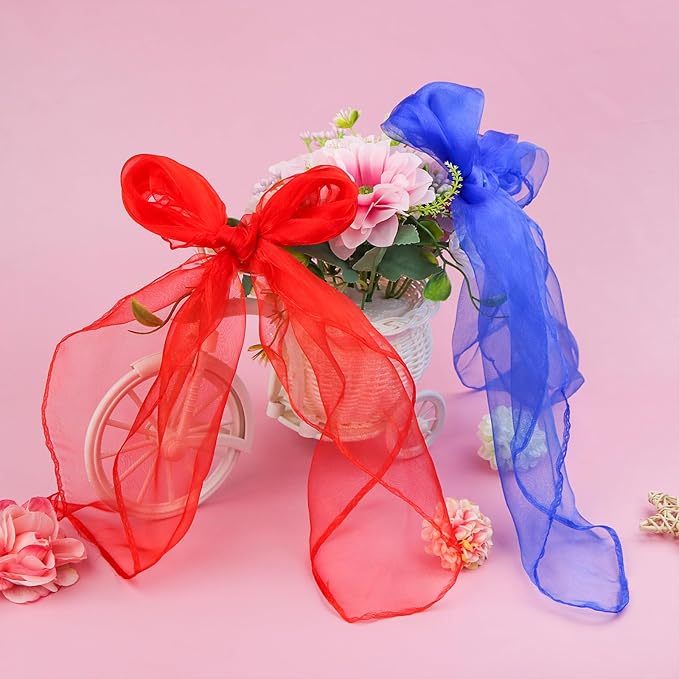 24 Or 48 Pcs Juggling Scarves for Kids Play, 12 Colors Play Silks for Kids, Silk Square Play Scarves for Toddlers