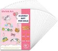 24 PCS Shrink Plastic Sheets, Shrinky Art Paper Shrink Film Sheets for Kids Creative Craft, Create Your Own Earrings, Necklace, Keychains(A5 Size)