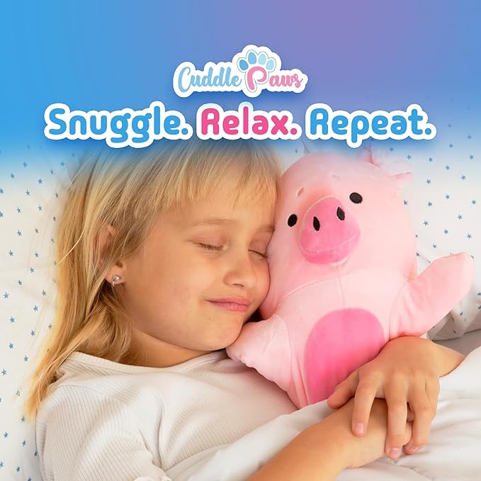 Big Pig Plush Body Pillow for Kids | Long Stuffed Animal Cuddle Pillow | Soft Hugging Toy | Plushie Gift for Girls & Boys | Long Plush Body Pillow for Sleep & Comfort | Medium, 35 Inches