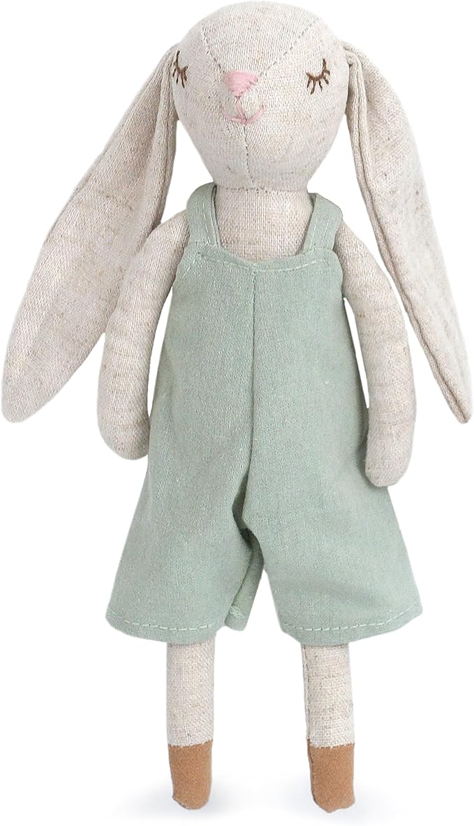 MON AMI Billy The Bunny Stuffed Doll - 9", Soft & Cuddly Plush Animal Doll, Use as Toy or Room Décor, Great Gift for Kids of All Ages