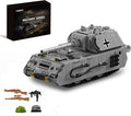 Panzer VIII Maus Building Set for Adults-Compatible with Lego Military Tank, Collectible Army Model, Gift Ideal for Military Enthusiasts (802 PCS)