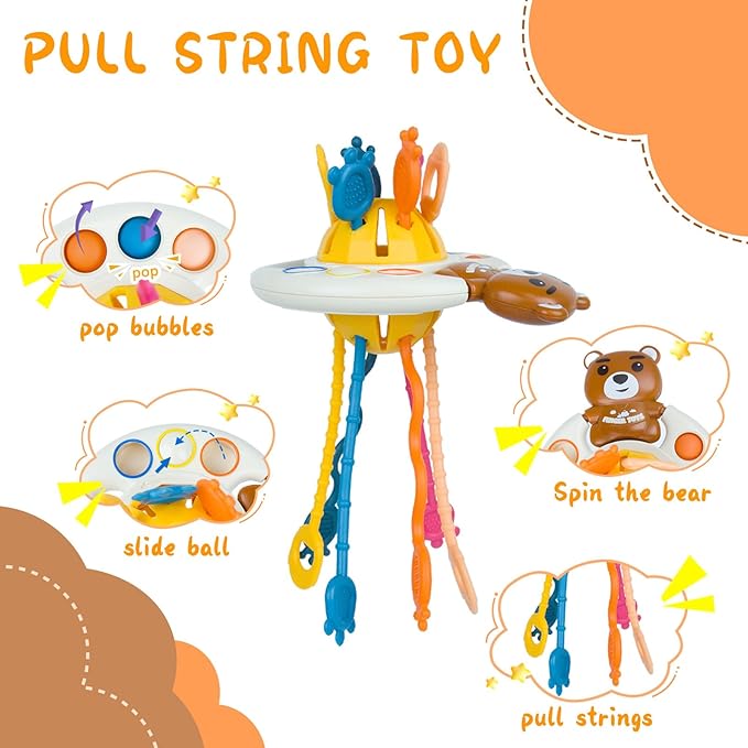 Activity Toy - Sensory Activities for Toddlers and Kids, Baby Toys 6 -18 Months，Montessori Toys for Babies 1-2 Years Old,Children's Development Toy Set