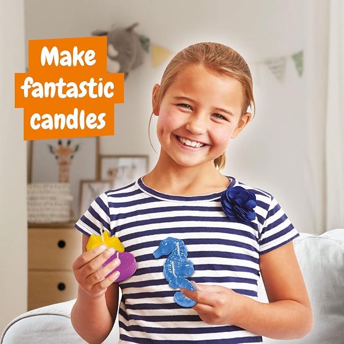 Science4you Candle Kit for Kids - Make Your Own Candles with This Unique Candle Making Kit for Children with 12 Science Experiments for Kids Age 8+
