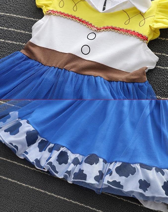 Dressy Daisy Princess Dress Up Clothes Halloween Fancy Party Tulle Skirt Summer Outfit for Baby & Toddler Girls