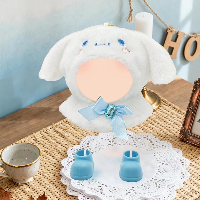 17cm Doll Clothes Set Kawaii Hoodie Outfit with Accessories, Dolls Outfit for 17cm Dolls Cute Style Jumpsuit Suit for Doll Dress up, Play & Collector Display (Doll Not Included)
