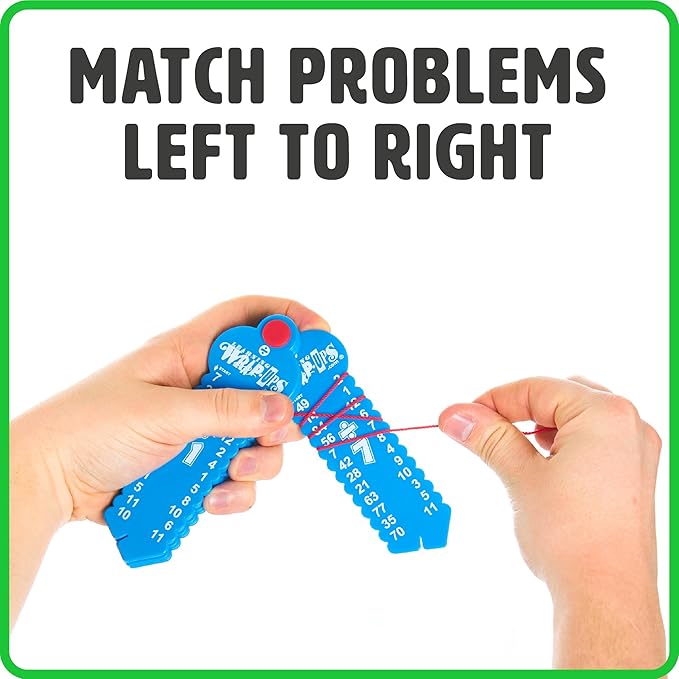 Learning Wrap-Ups Division Keys - Self Correcting Math Tool for Kids Grade Level 2-6