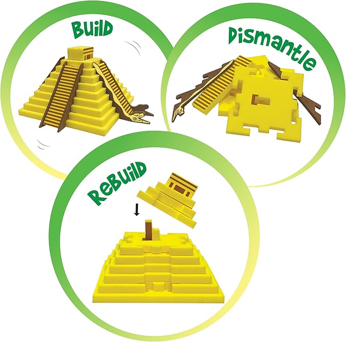 Imagimake Mapology Monuments of World | 3D Puzzles for Kids Ages 8-10 | Learning & Educational Toys for 5-7 | Puzzles for Ages 4-8 | Christmas Geography Gifts for Kids